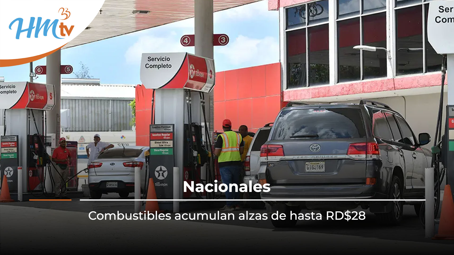 Combustibles acumulan alzas de hasta RD$28