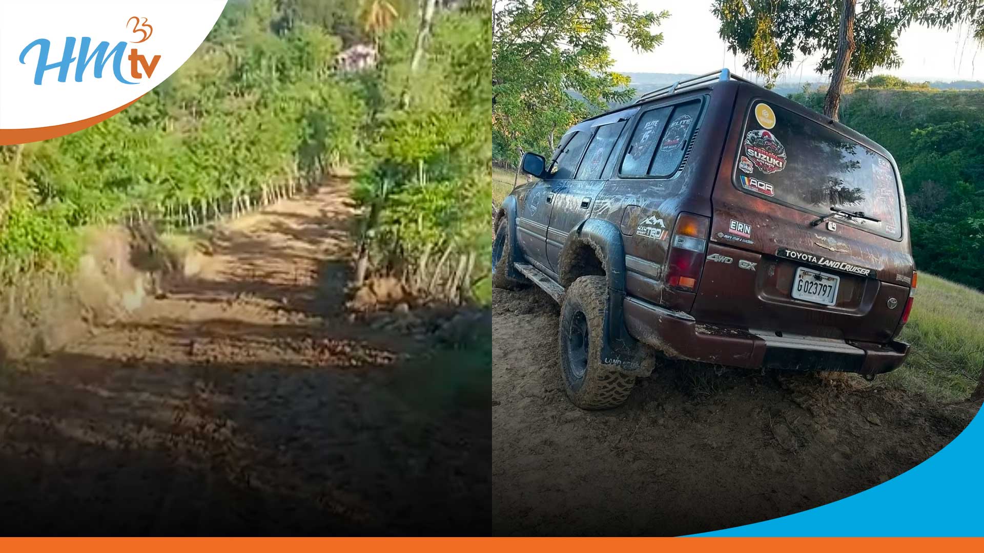 Deploran que tramo carretero que conduce a Río Partido en Montañas de Salcedo, “les hayan echado lodo en vez de material bueno”