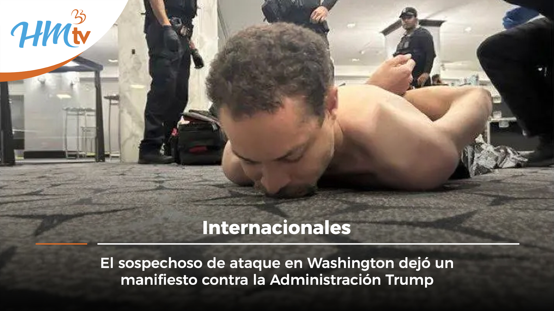 El sospechoso de ataque en Washington dejó un manifiesto contra la Administración Trump