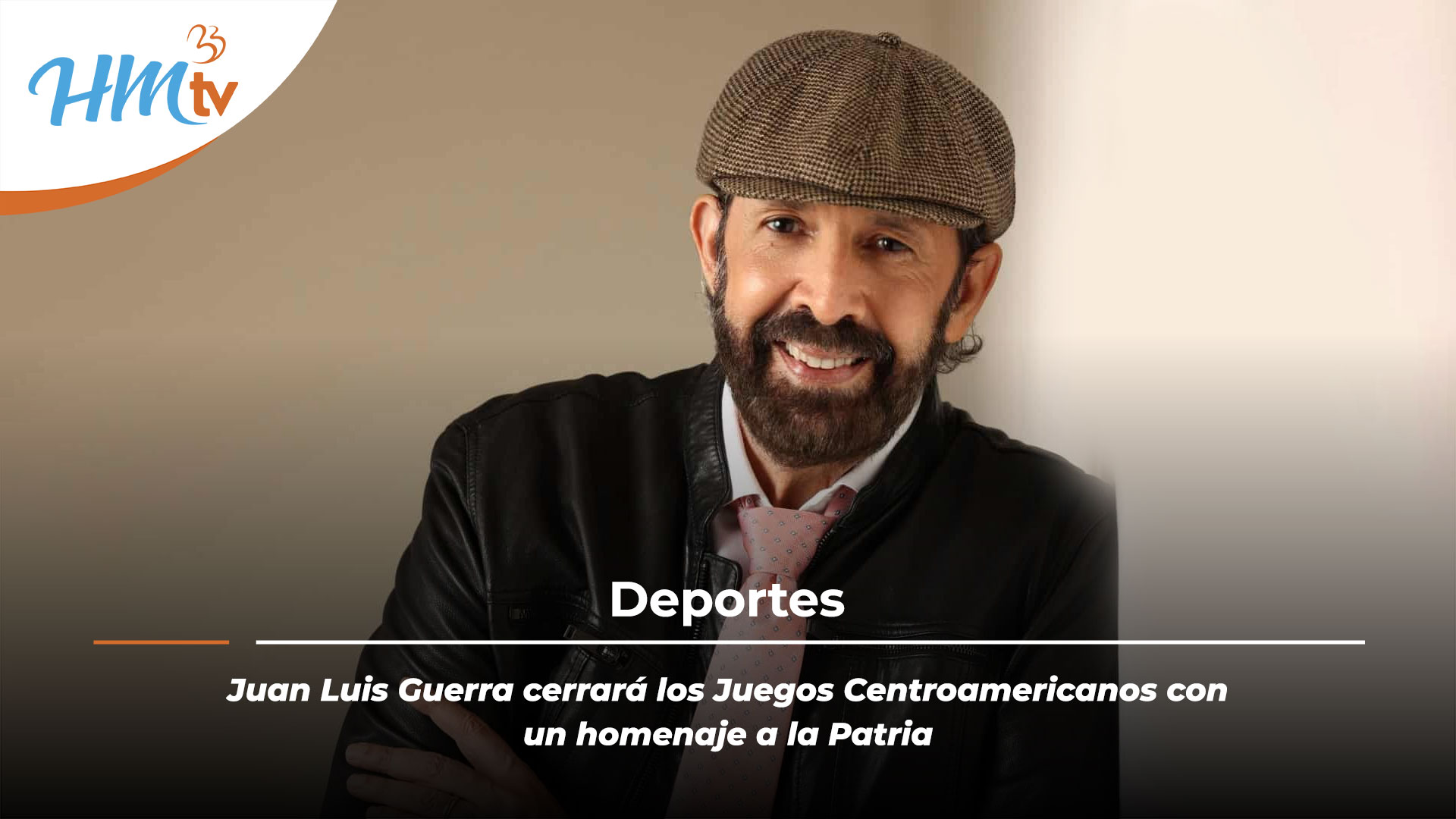 Juan Luis Guerra cerrará los Juegos Centroamericanos con un homenaje a la Patria