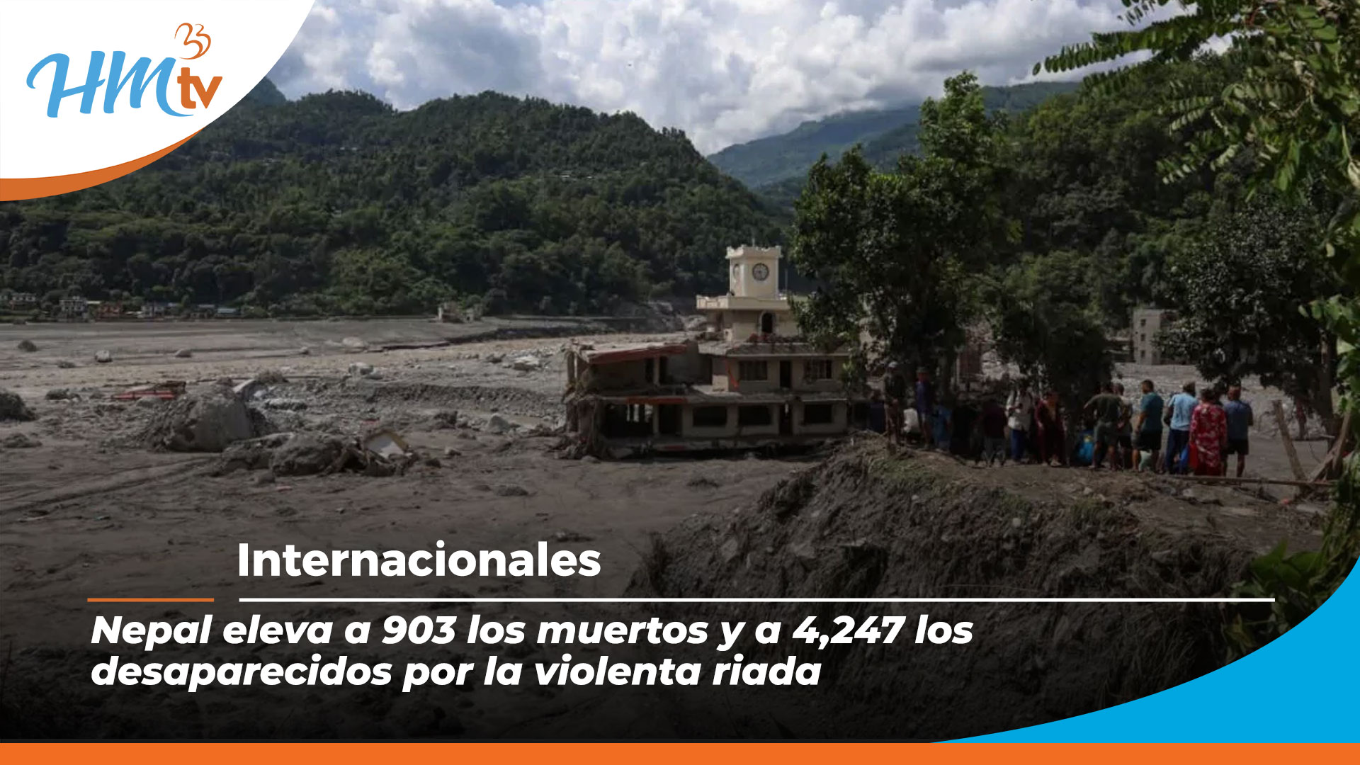 Nepal eleva a 903 los muertos y a 4,247 los desaparecidos por la violenta riada