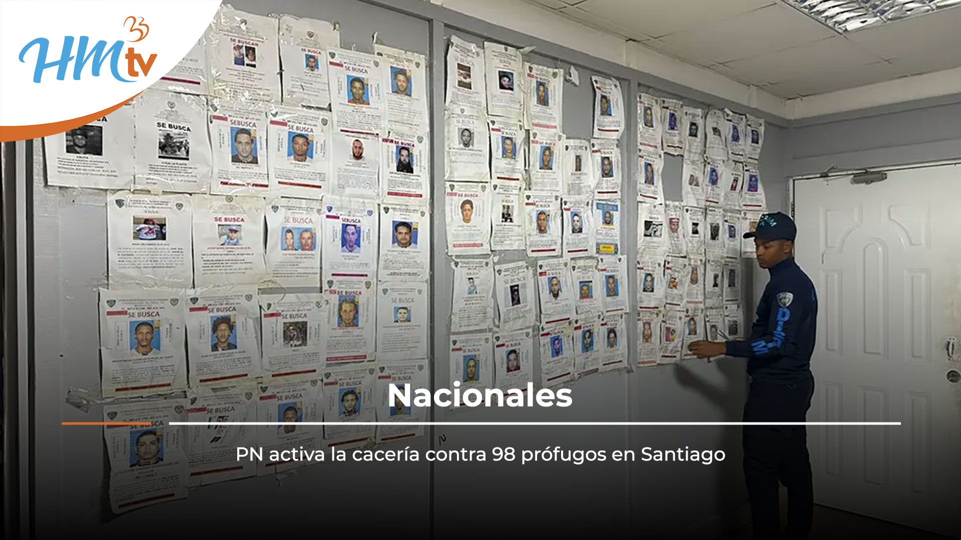 PN activa la cacería contra 98 prófugos en Santiago