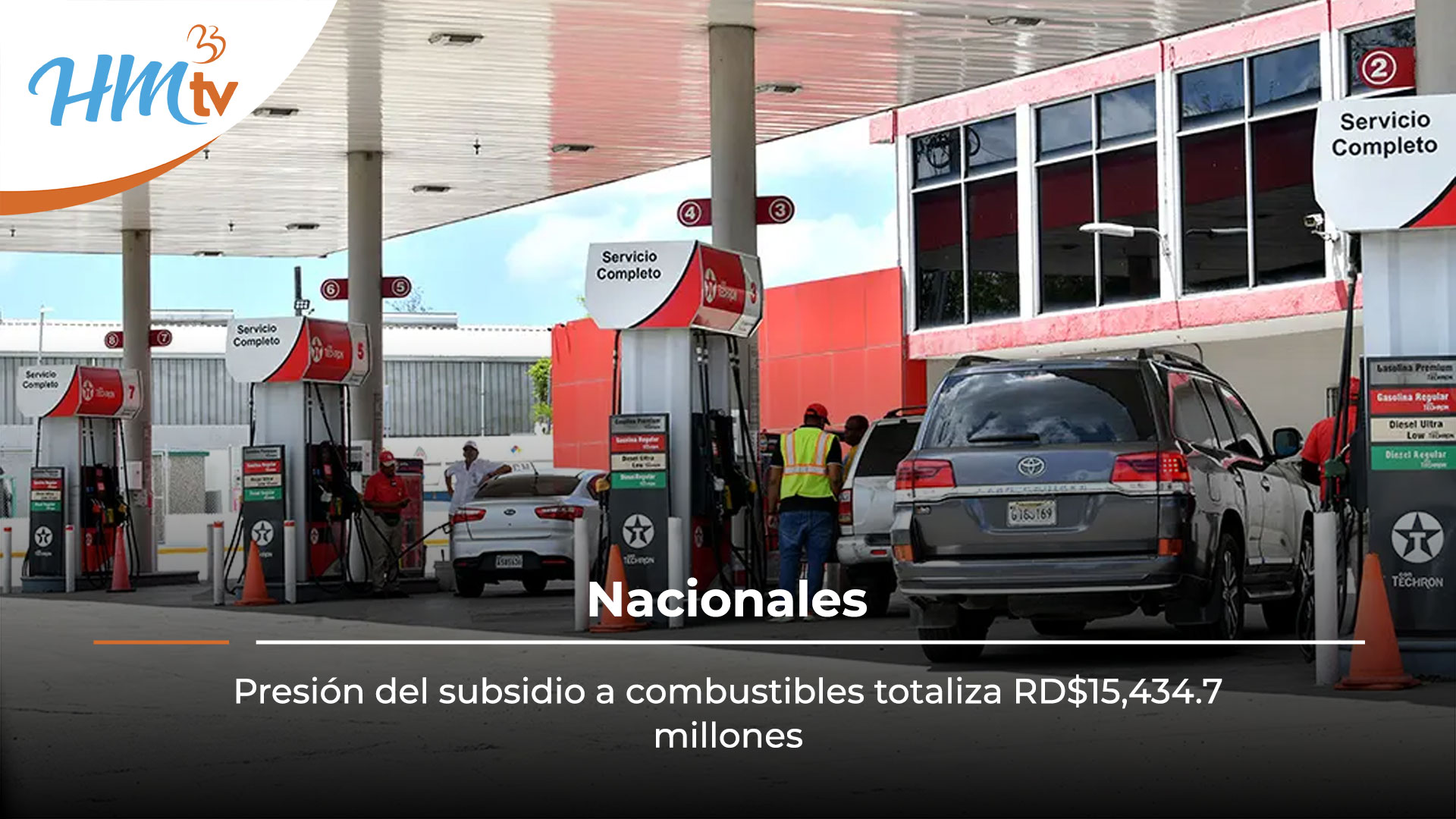Presión del subsidio a combustibles totaliza RD$15,434.7 millones
