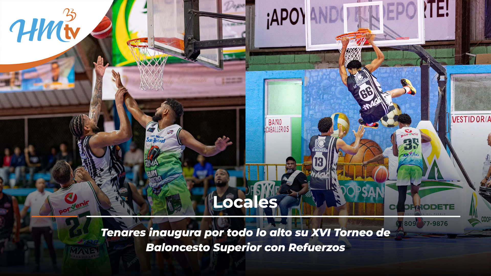 Tenares inaugura por todo lo alto su XVI Torneo de Baloncesto Superior con Refuerzos