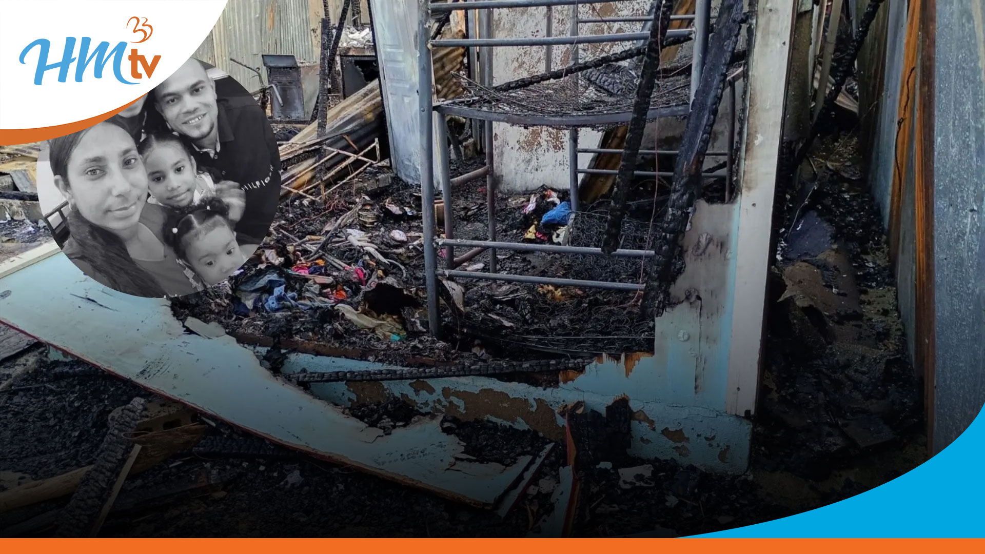 Tragedia en Mao: cinco integrantes de una familia mueren en incendio