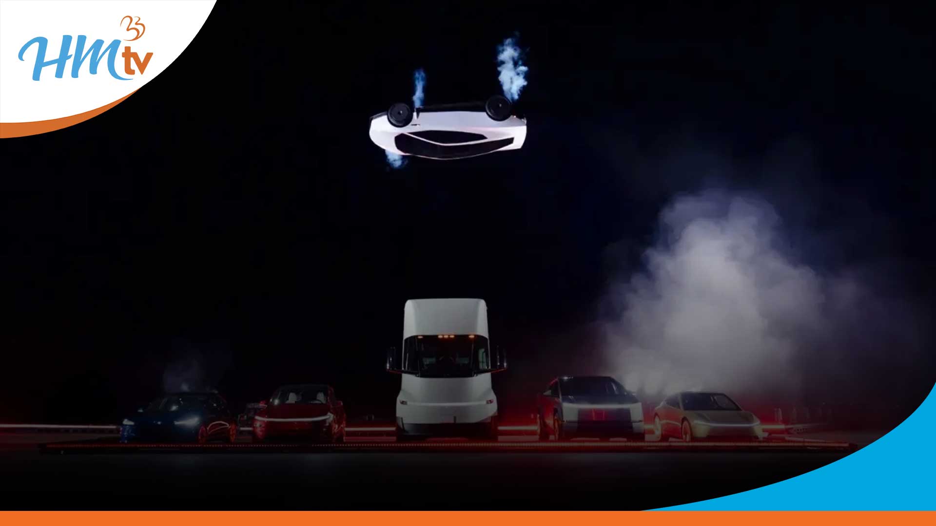 ¡Un carro volador! Tesla presenta el Roadster, un deportivo con maniobras aéreas